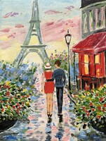 Hepp Natália:Találkozás Párizsban (25x31)