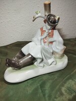 Zsolnay Furulyazó juhász