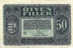 50 fillér 1920 1.