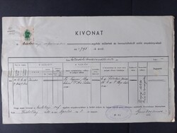 Kivonat a kistokaj református egyház 1795. évi szül. és keresztelési anyakönyvéből (kiadva 1940-