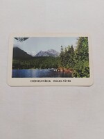 IBUSZ kártyanaptár 1972. évi - CSEHSZLOVÁKIA MAGAS-TÁTRA