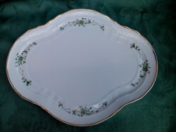 HOLLÓHÁZI ERIKA MINTÁS TÁLCA ,PORCELÁN TÁLCA