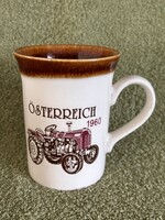 Angol porcelán régi traktoros  bögre