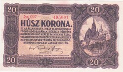 Magyarország 20 korona REPLIKA 1920