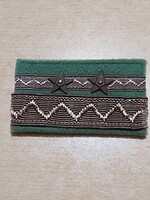 MN HATÁRŐR TÖRZSZÁSZLÓS RENDFOKOZAT "LEPKE" BARNA CSILLAG