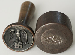 WW2,Original Wehrmacht  stempli 2 darab