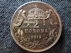 Ferenc József (1848-1916) .835 ezüst 2 Korona 1912 KB