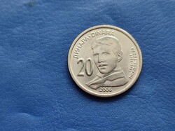 SZERBIA 20 DÍNÁR 2008 NIKOLA TESLA! UNC! RITKA!