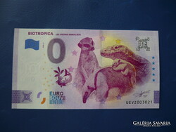FRANCIAORSZÁG 0 EURO 2022 BIOTROPICA SZURIKÁTA HANGYÁSZ VARÁNUSZ! UNC!