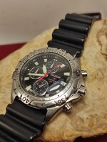 Citizen WR200 Quartz Chronograph Steel Case Watch