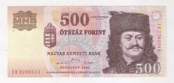 2001. 500 forint EB UNC