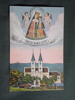 Képeslap,Máriagyűd emlék,kegytemplom látkép,részlet,1920-