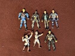 7 db műanyag játék figura csomag