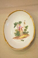 Antik porcelán tálka, francia, 18.század