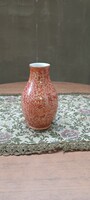 Hollóházi porcelán lüszter váza