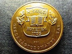 Miskolci Egyetem Gazdaságtudományi Kar tanulmányi emlékérem bronz