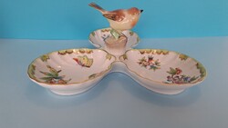 Herendi Ritka Viktória mintás Madaras kínáló eladó ! 30 cm !