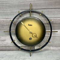 Müller fekete-arany fém felhúzós falióra