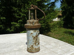 Régi , retró bányász lámpa