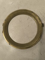 Biedermeier kandalló óra asztali óra szerkezet ajtó,ring tartó alkatrész, díszes öntvény szép kidolg