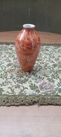Hollóházi porcelán lüszter váza