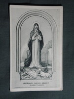 Képeslap,grafikai,Árpádházi Boldog Margit szenté avatása,Kath. nőegyesület kiadás Bp.1930-
