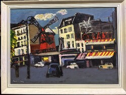 Schéner Mihàly (1923-2009) Párizs, Moulin Rouge