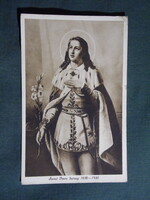 Képeslap,grafikai,Esztergom,szeminárium,Szent Imre herceg,1930-