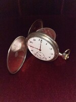 Omega Dupla tokos Ezüst /800/ antik/1900/- as évek Zsebóra