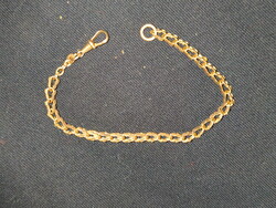 American aranyozott régi zsebóralánc