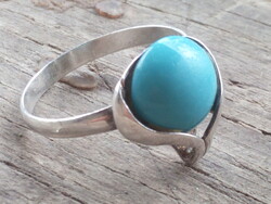 EZÜST GYŰRŰ TÜRKIZZEL (260201)