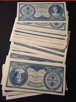 Eladó 1946-os 1 Milliárd milpengő bankjegyek. /A bankjegyek hajtatlan állapotúak ! Unc