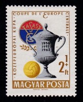 1962, Évfordulók-Események I. Vasas KEK Kupa Postatiszta Bélyeg