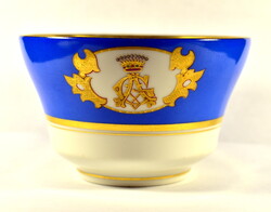 1880 körül FISCHER & MIEG PORCELÁN CSÉSZE GRÓFI KORONÁS ARANYOZOTT MONOGRAMMAL !