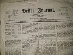 1866-1869, négy darab pesti német nyelvű újság