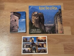 Meteora (Görögország) képeslap és leporelló csomag – 1980–90-es évek