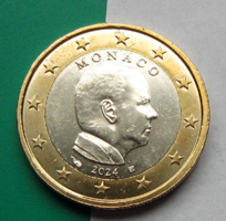Monaco - 1 euró – 2024 - II. Albert  herceg