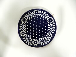 Népi kerámia falitányér / dísztányér ( Bella )
