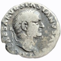 Római ezüst  érme. Vespasianus. 10-VL7