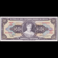 Brazília 50 Cruzeiros / 5 Centavos 1966 P-184a UNC