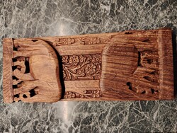 Indiai fa elefàntos kihúzható könyvtàmasz