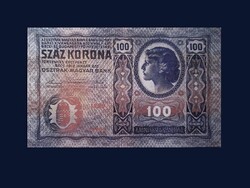 100 KORONA - OSZTRÁK-MAGYAR BANK 1912 (Hiánypótló replika)