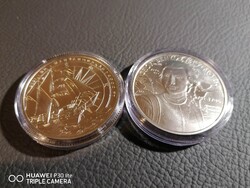 Benyovszky Móric 2000 forintos, BU, UNC érme