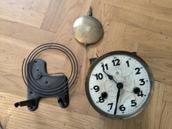 Antik Junghans fali óra szerkezet feles ütős plusz inga. Videó !