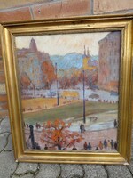 Balogh Margit Körtér  cimű olajfestménye