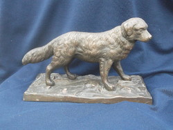 Bronz kutya szobor. 3,5 kg.