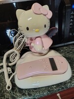 Hello Kitty retro vezetèkes telefon  Ritka darab!