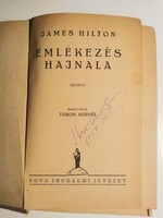 James Hilton     Emlékezés hajnala