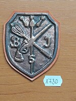 MH 5. BOCSKAI DANDÁR EMLÉK PLAKETT FÉM + BŐR 1730.