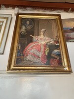 Gobelin kép Maria Louise Josephine Savoyai  Provence Grofnöje